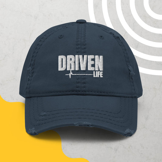 Driven Warrior Distressed Dad Hat