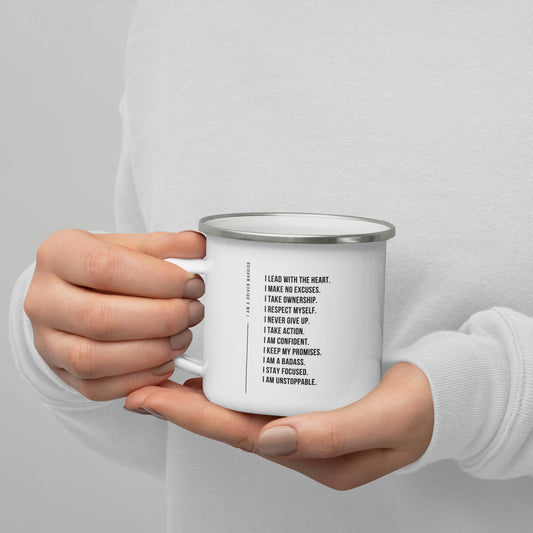 Manifesto Enamel Mug