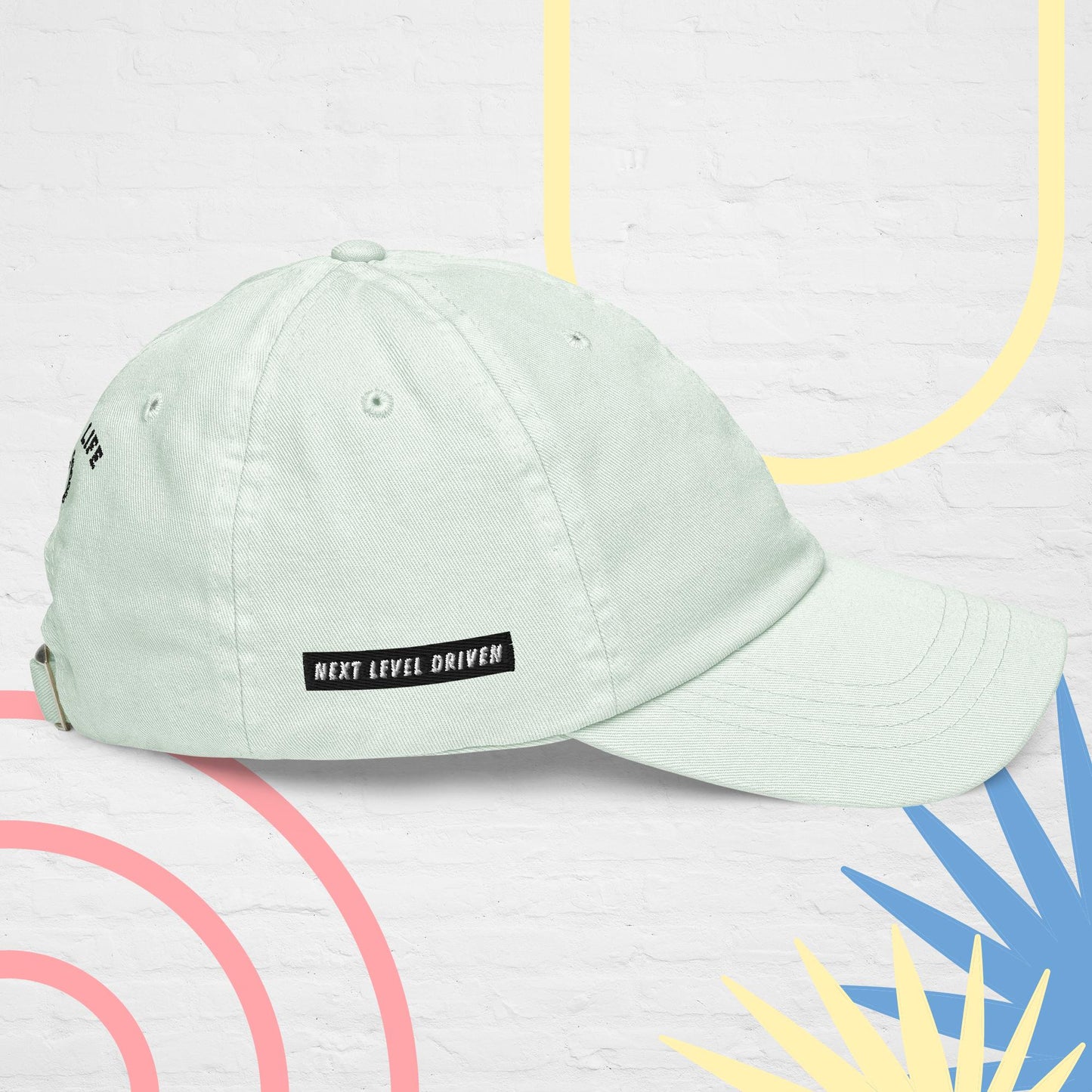 Grad Life - Next Level Pastel Baseball Hat