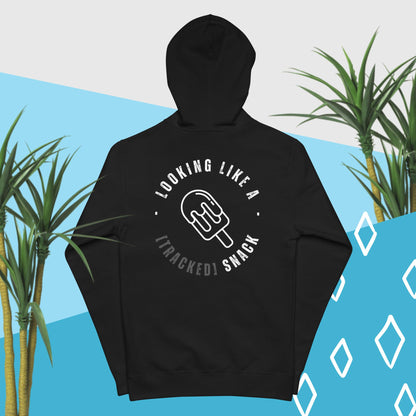 Responsible Snacking Subtle - Unisex fleece zip up hoodie