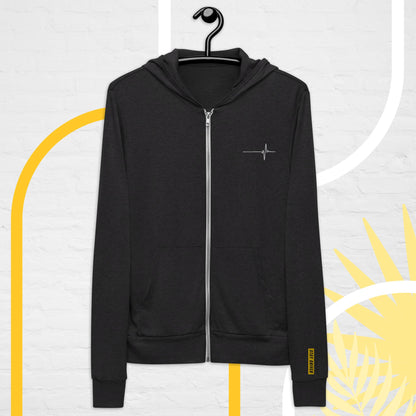 The Driven Beat - Lightweight Unisex zip hoodie