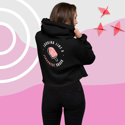 Responsible Snacking - Ladies Crop Hoodie