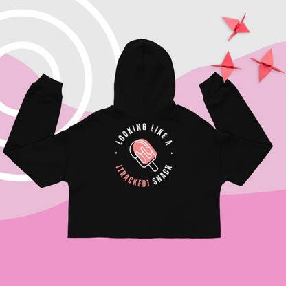 Responsible Snacking - Ladies Crop Hoodie