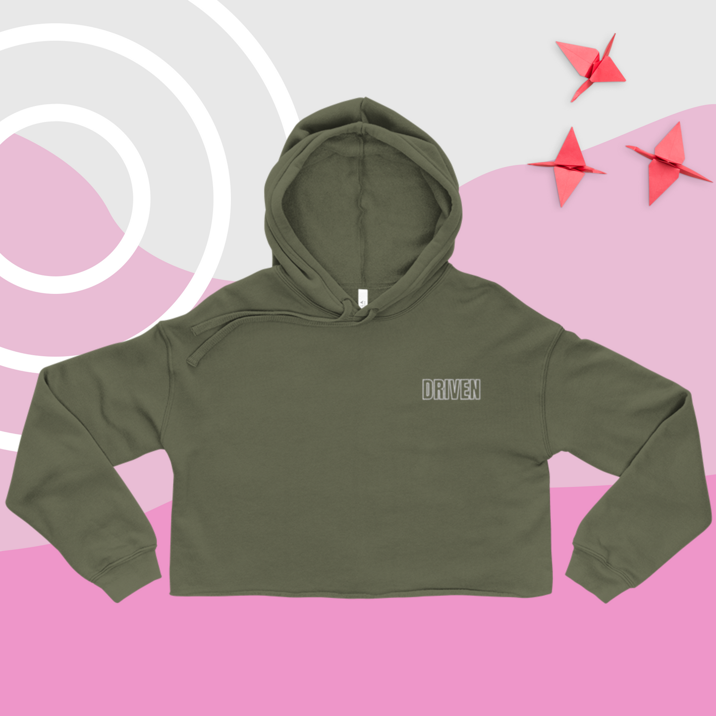 Responsible Snacking - Ladies Crop Hoodie